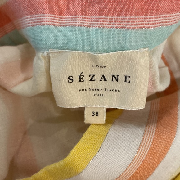 Sézane Maxi Rainbow skirt Sz 38 lined EUC - Picture 4 of 4